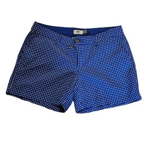 Old Navy Blue/White Polka Dot Shorts, Size 10